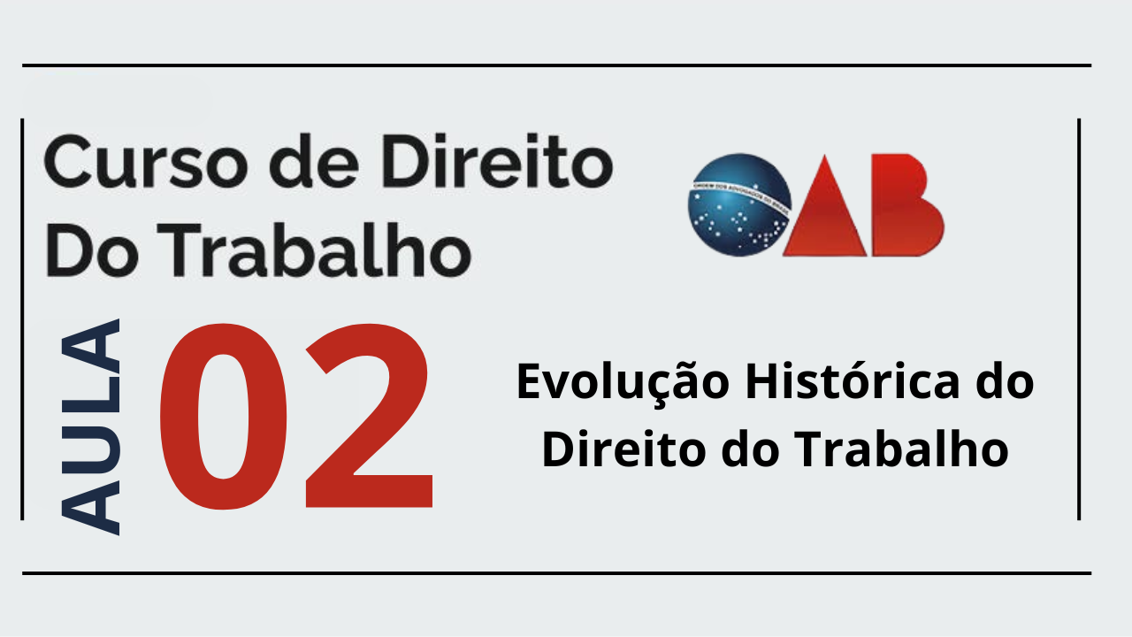 evolução história do direito do trabalho